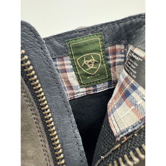 Ariat Witney Waterproof Boots Women's 8.5 B gray Manmade Leather Upper 10021532 - Picture 6 of 11